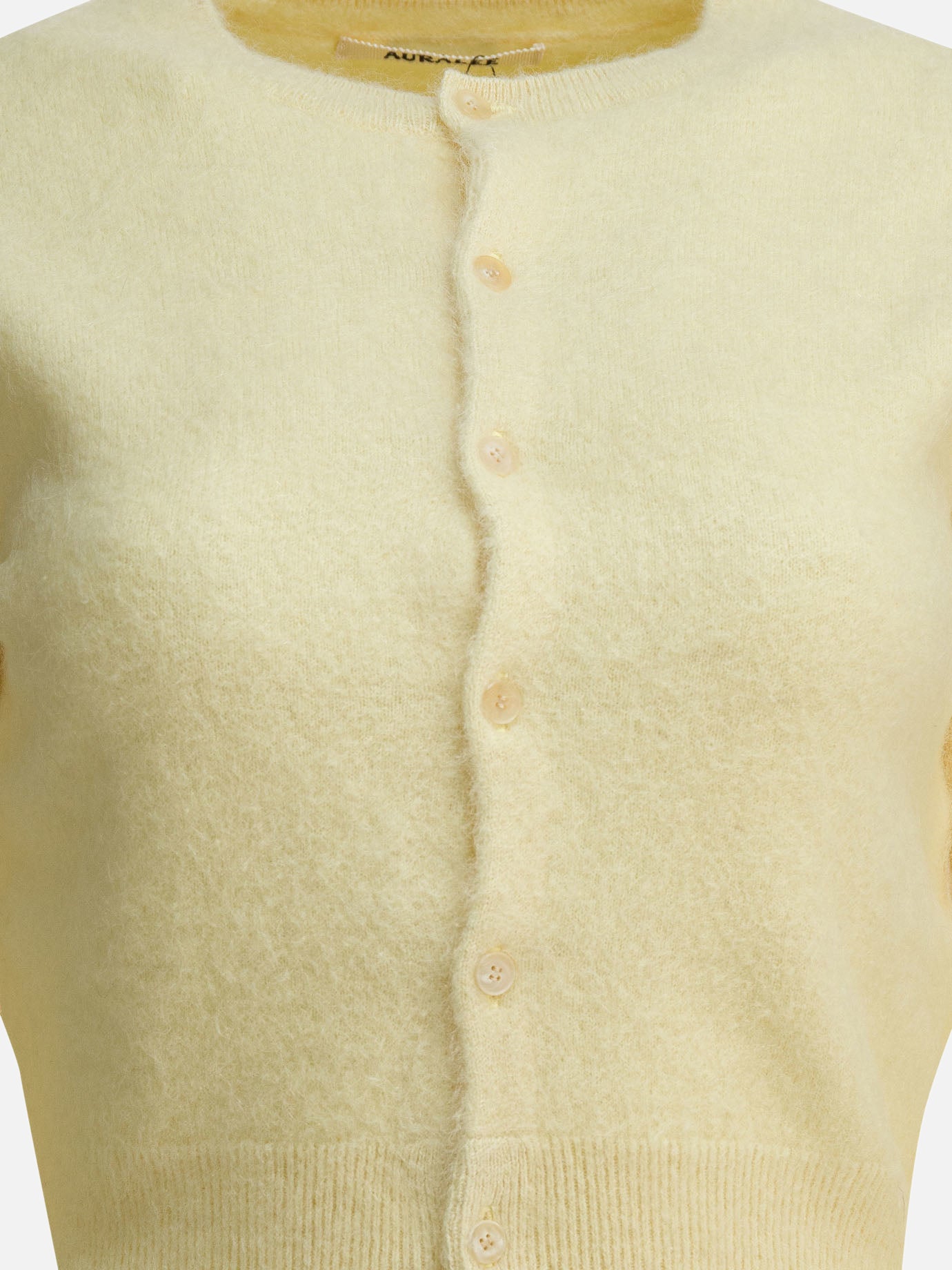 Cardigan Solid colour  Giallo - Auralee Donna | PDP | VIETTI Online Store | thumbnail_3