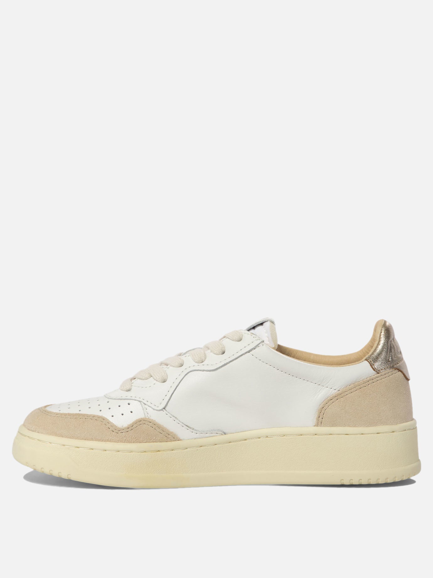 Low top sneakers 100% cow leather - 100% rubber  White - Autry Women | PDP | VIETTI Online Store | thumbnail_3