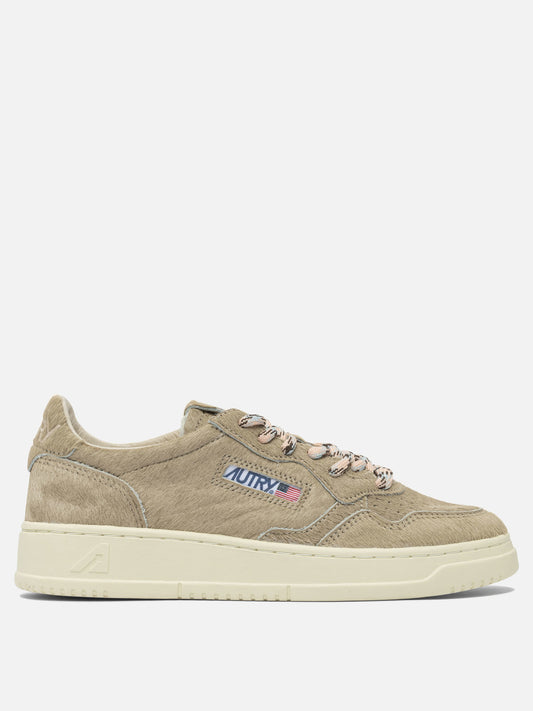 Sneaker basse 100% cow leather - 100% rubber  Beige - Autry Donna | PDP | VIETTI Online Store 
