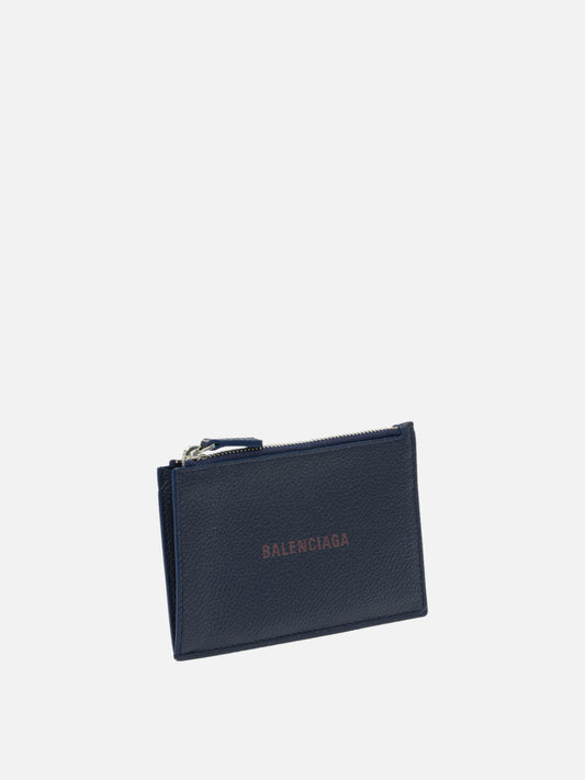 Card holders 100% calf leather  Blue - Balenciaga Men | PDP | VIETTI Online Store | 2
