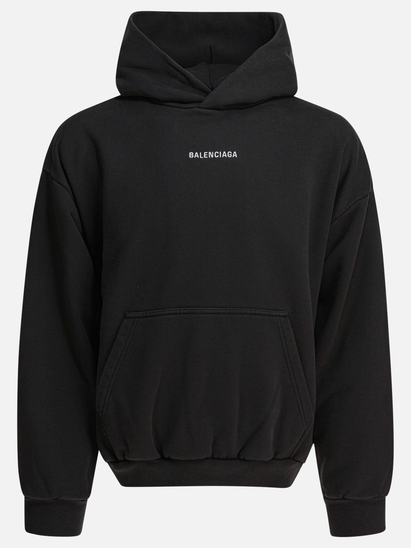 Felpe con cappuccio Logo  Nero - Balenciaga Uomo | PDP | VIETTI Online Store | thumbnail