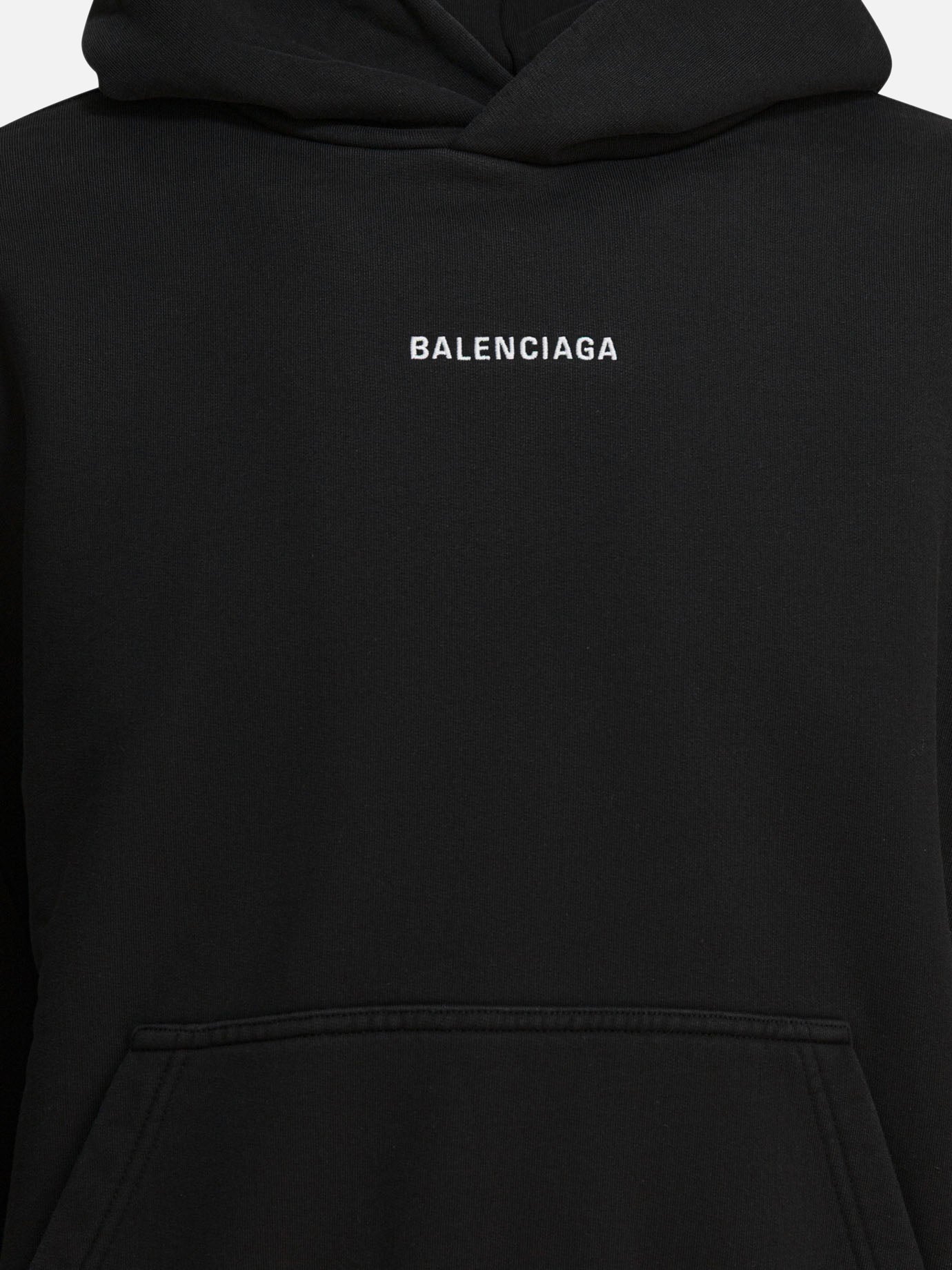 Felpe con cappuccio Logo  Nero - Balenciaga Uomo | PDP | VIETTI Online Store | thumbnail_3