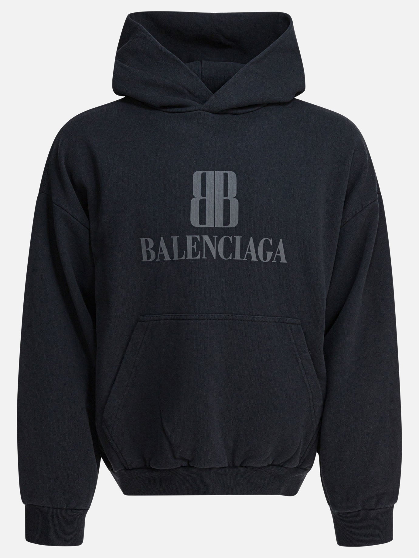 Felpe con cappuccio Logo  Nero - Balenciaga Uomo | PDP | VIETTI Online Store | thumbnail