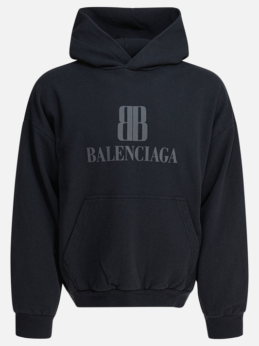 Felpe con cappuccio Logo  Nero - Balenciaga Uomo | PLP | VIETTI Online Store 
