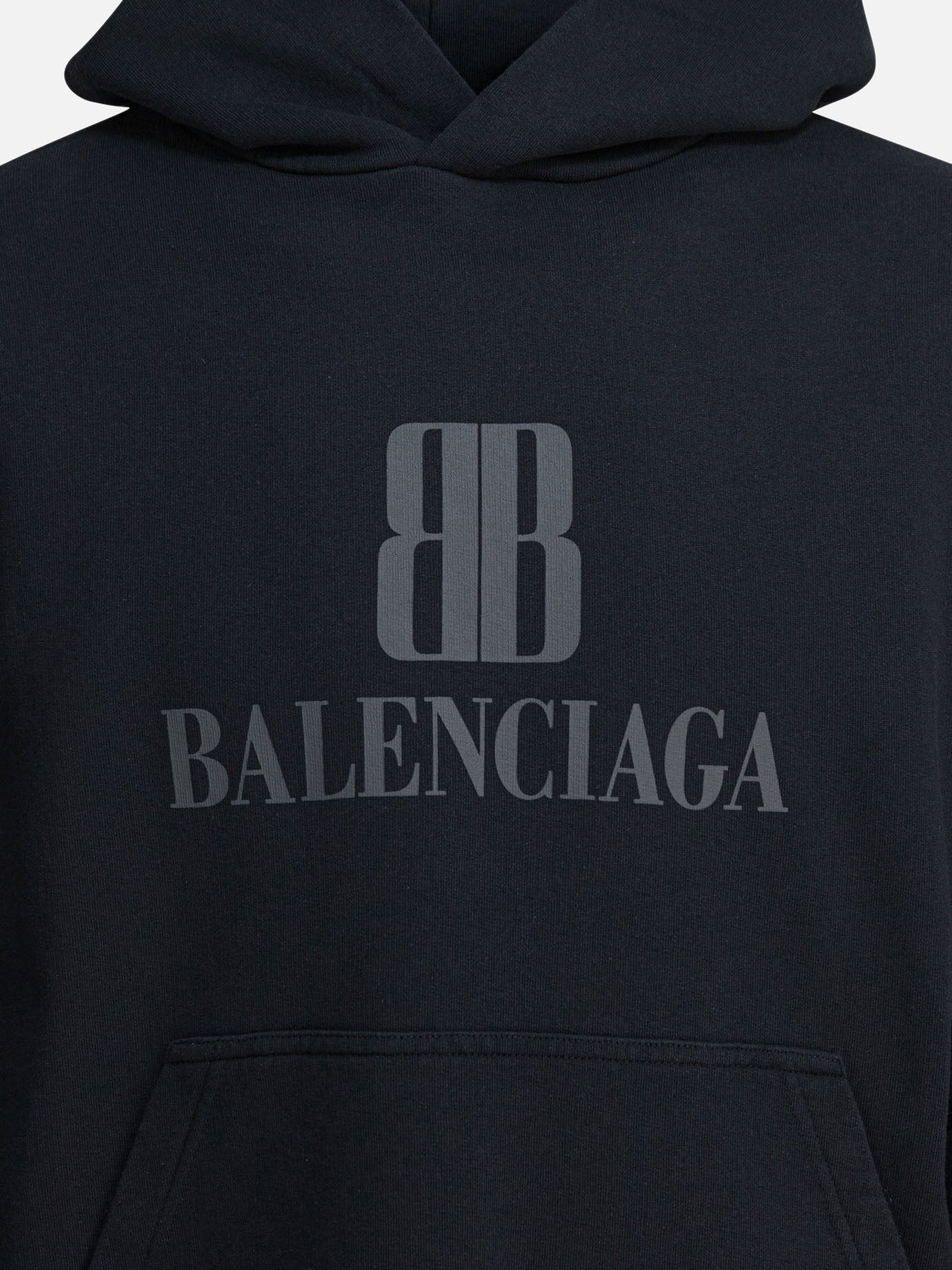 Felpe con cappuccio Logo  Nero - Balenciaga Uomo | PDP | VIETTI Online Store | thumbnail_3