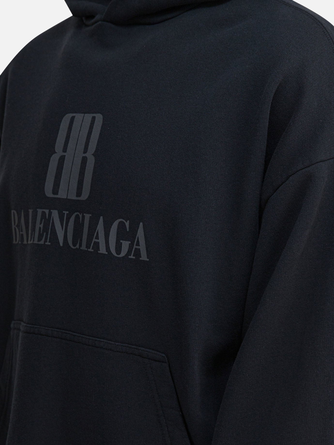 Felpe con cappuccio Logo  Nero - Balenciaga Uomo | PDP | VIETTI Online Store | thumbnail_4