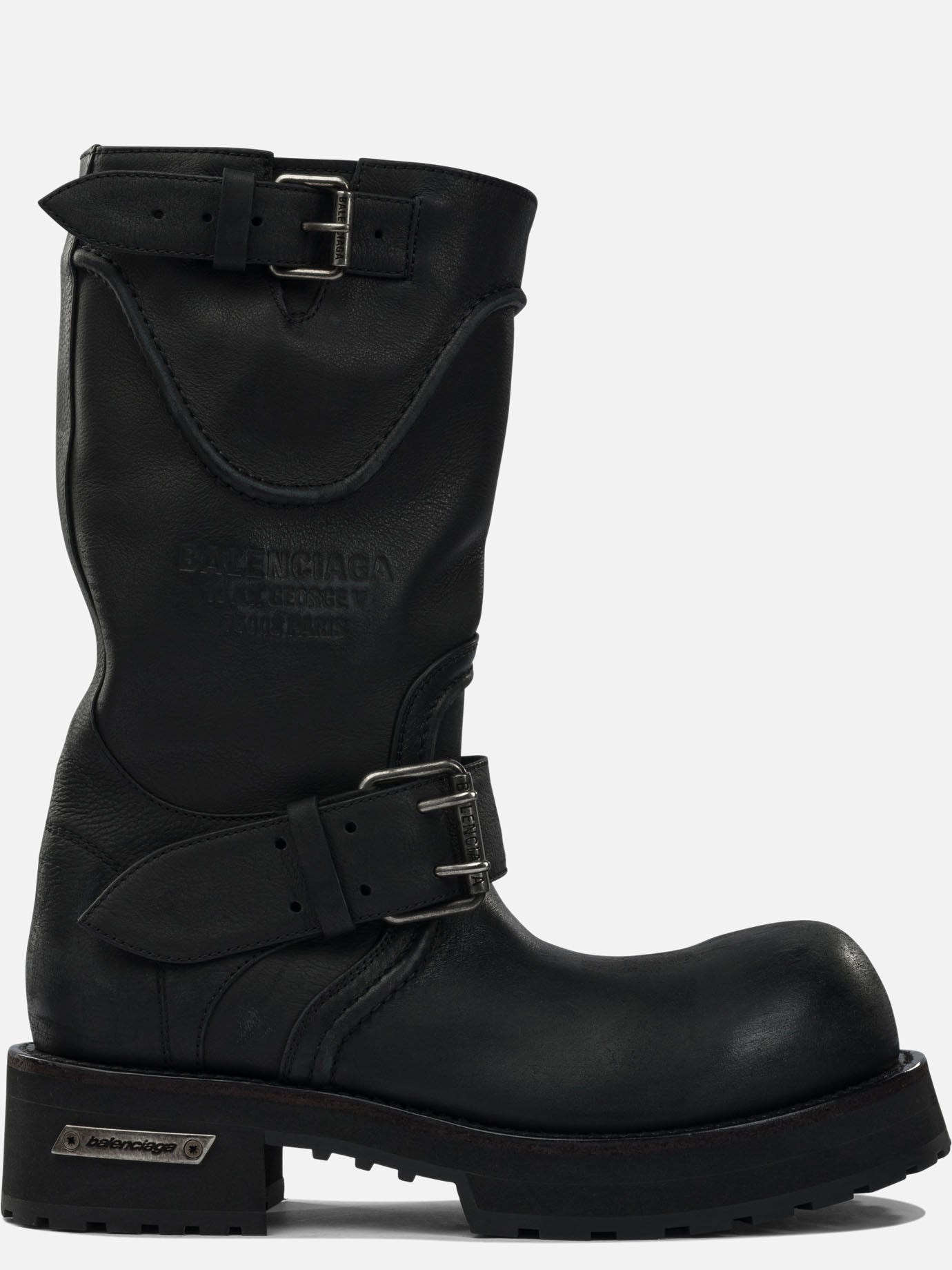 Stivaletti pull-on 100% calfskin leather - 100% rubber  Nero - Balenciaga Uomo | PDP | VIETTI Online Store | thumbnail