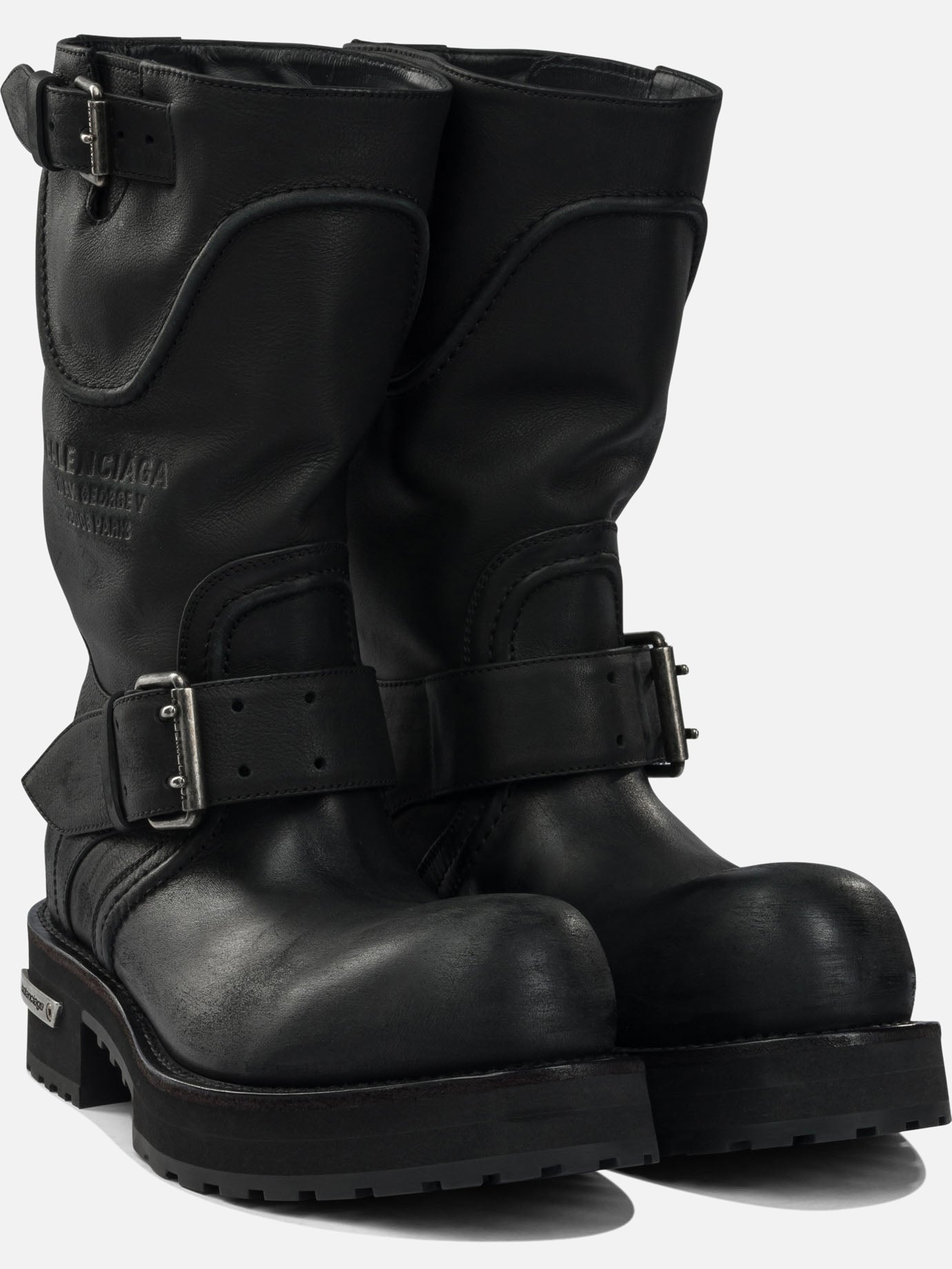 Stivaletti pull-on 100% calfskin leather - 100% rubber  Nero - Balenciaga Uomo | PDP | VIETTI Online Store | Zoom-Modal_2
