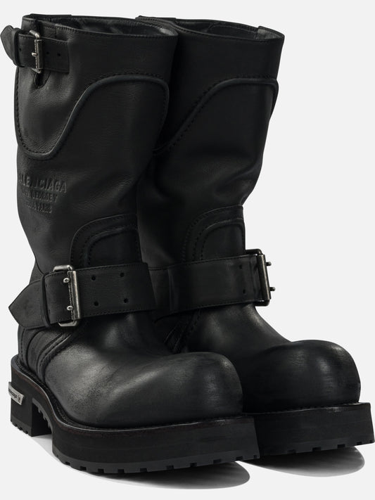 Stivaletti pull-on 100% calfskin leather - 100% rubber  Nero - Balenciaga Uomo | PDP | VIETTI Online Store | 2
