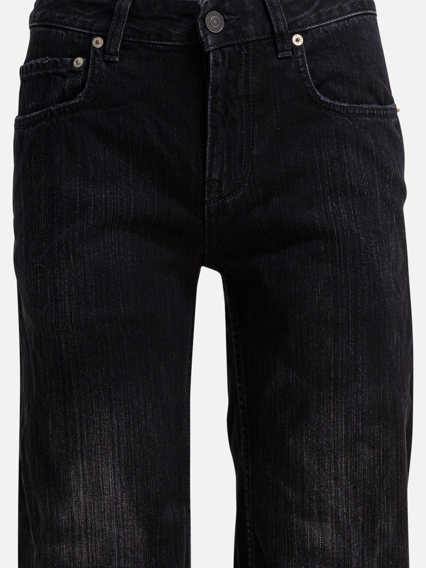 Jeans a gamba larga Denim  Nero - Balenciaga Donna | PDP | VIETTI Online Store | thumbnail_3