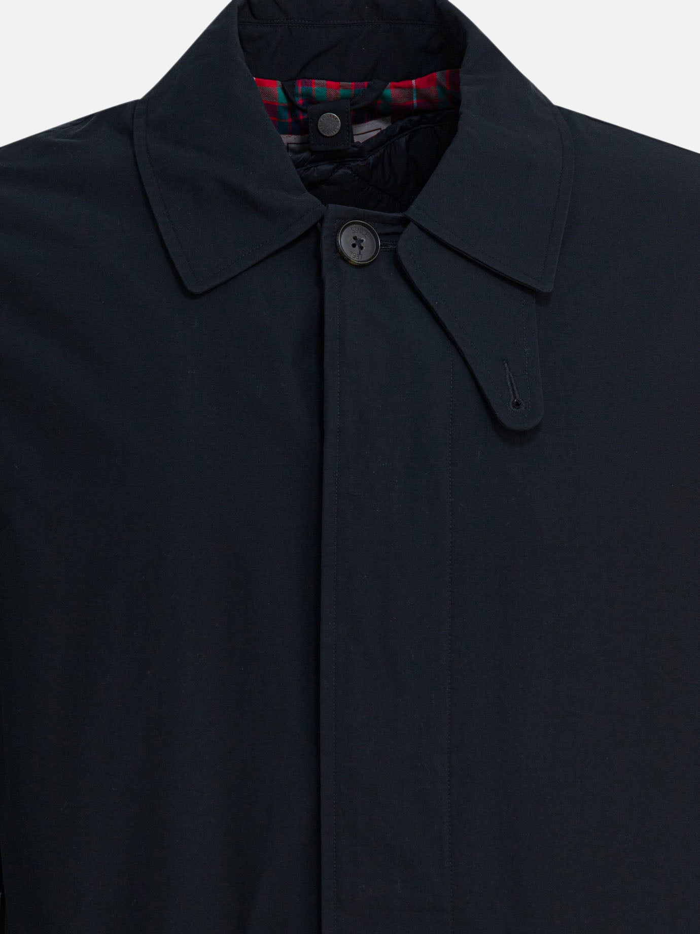 Raincoats & Trench coats Solid colour  Blue - Baracuta Men | PDP | VIETTI Online Store | thumbnail_3