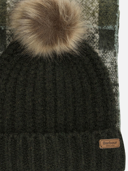 Fringed scarves 97% polyester 3% elastane  Green - Barbour Women | PLP | VIETTI Online Store | 2
