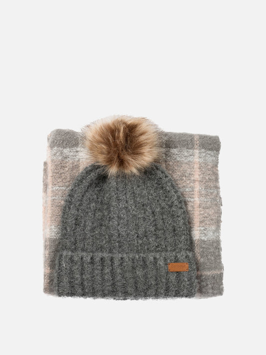 Sciarpe con frange 97% polyester 3% elastane  Grigio - Barbour Donna | PDP | VIETTI Online Store 
