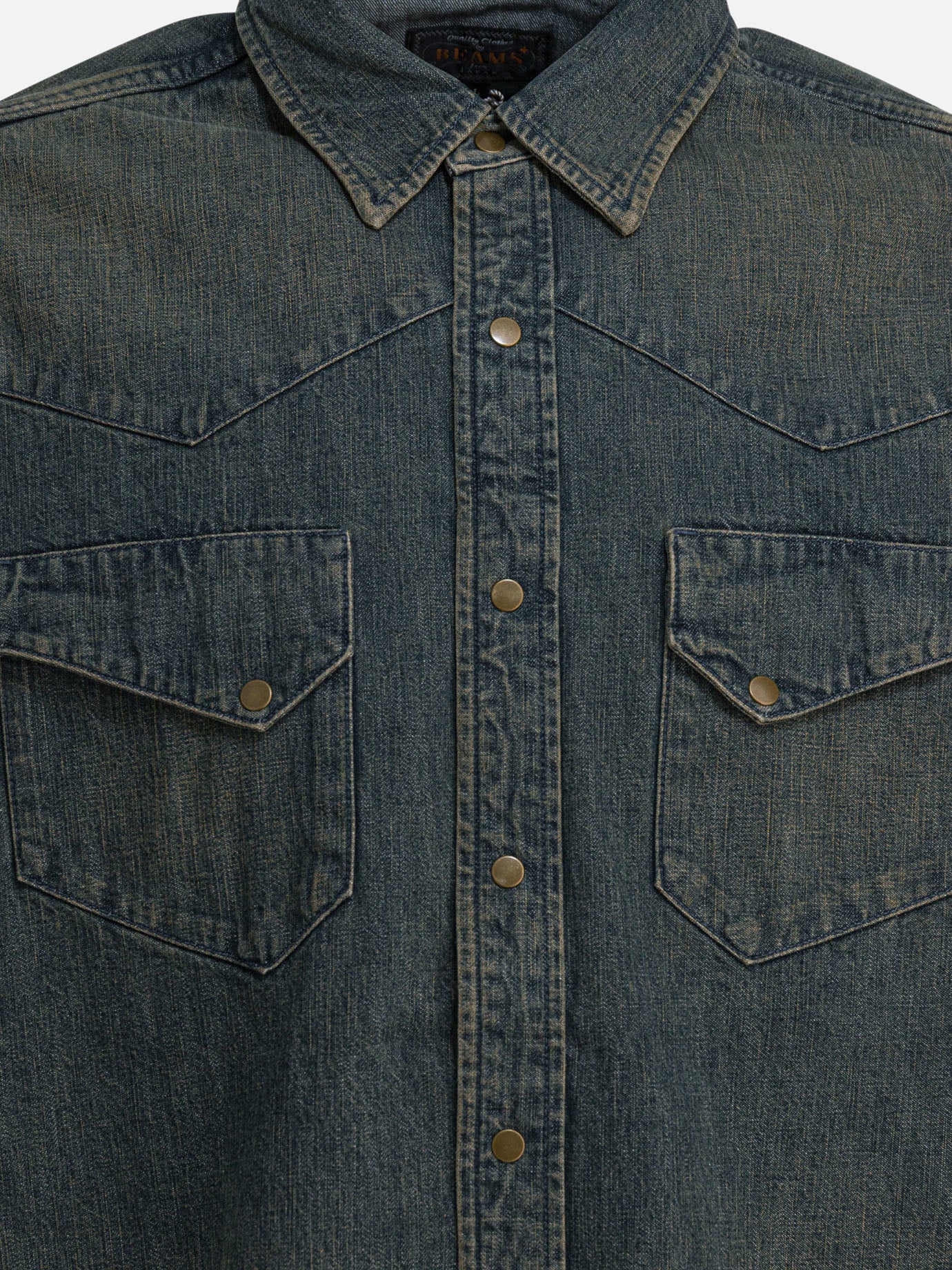 Casual shirts Solid colour  Blue - Beams Plus Men | PDP | VIETTI Online Store | thumbnail_3