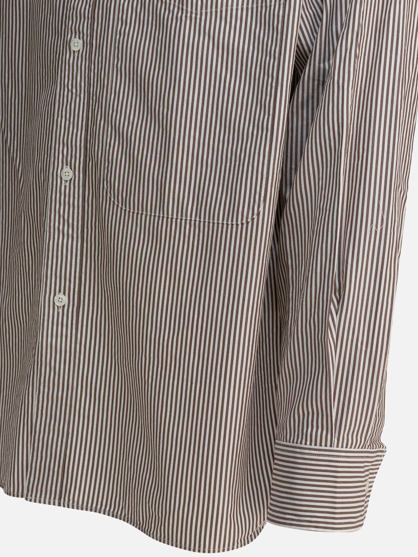 Camicie casual Solid colour  Marrone - Beams Plus Uomo | PDP | VIETTI Online Store | thumbnail_4