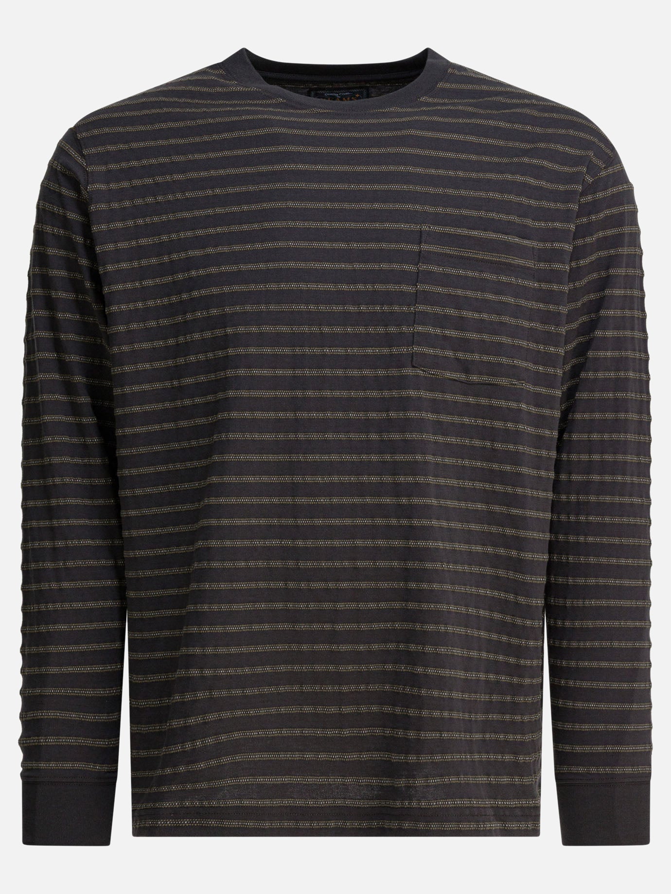 T-shirt girocollo Striped  Grigio - Beams Plus Uomo | PDP | VIETTI Online Store | Zoom-Modal
