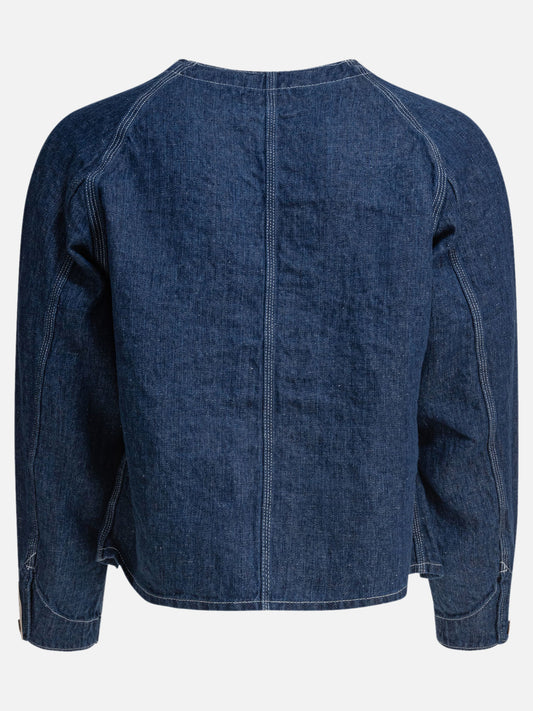 Giacche in denim Solid colour  Blu - Beams Plus Uomo | PLP | VIETTI Online Store | 2

