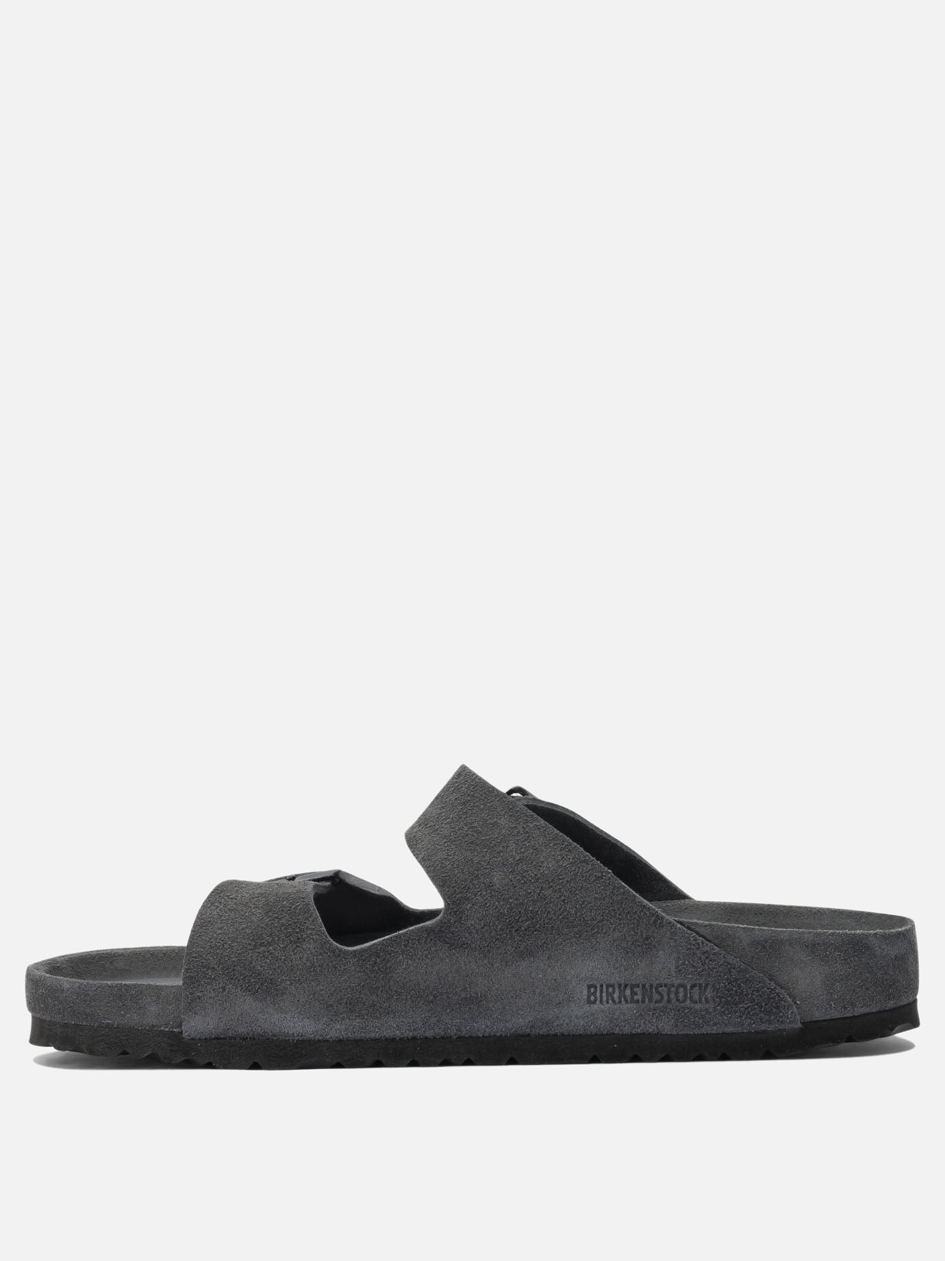 Flat sandals 100% leather - 100% rubber  Grey - Birkenstock Men | PDP | VIETTI Online Store | thumbnail_3