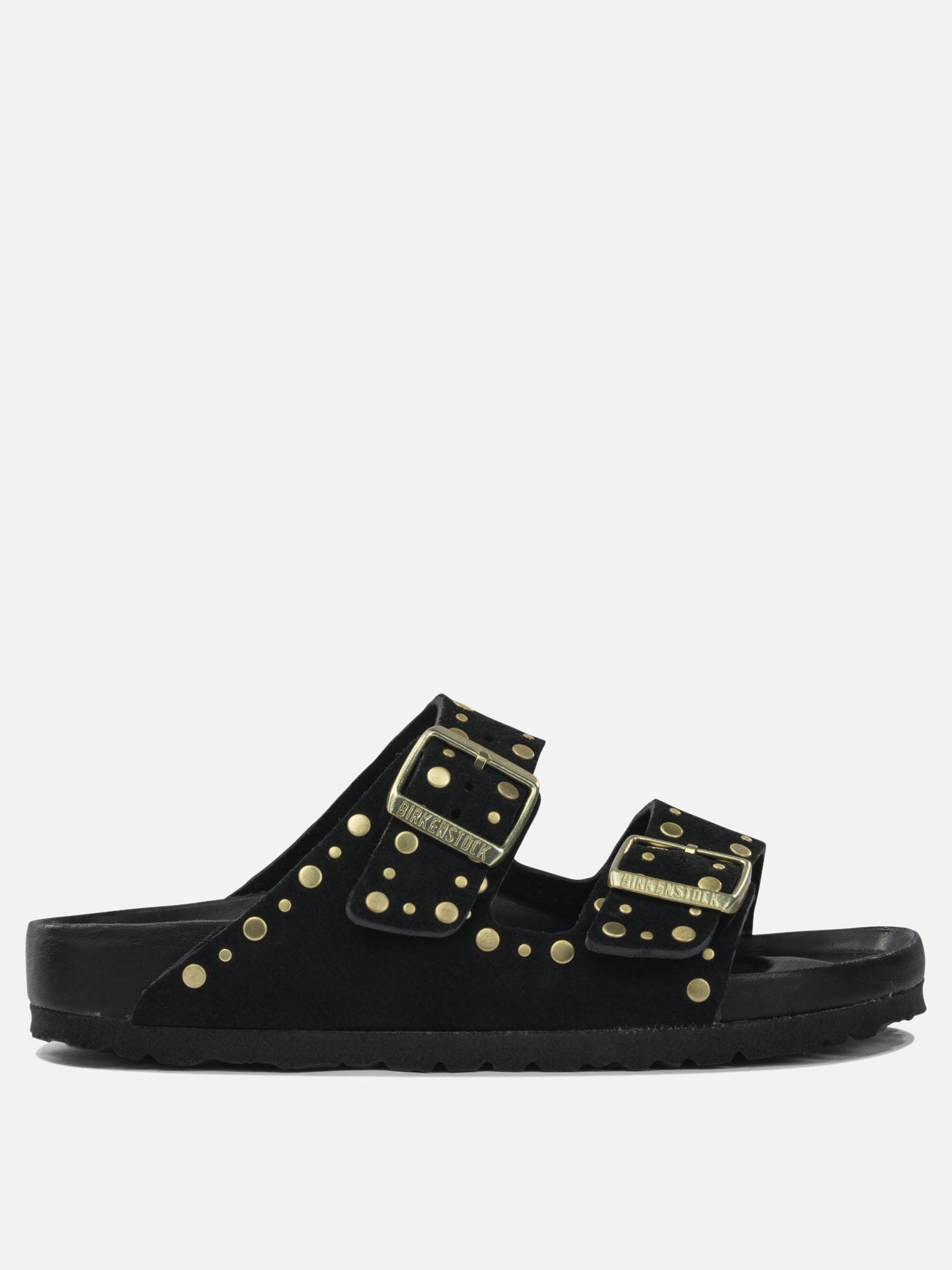 Flat sandals 100% leather - 100% rubber  Black - Birkenstock Women | PDP | VIETTI Online Store | Zoom-Modal
