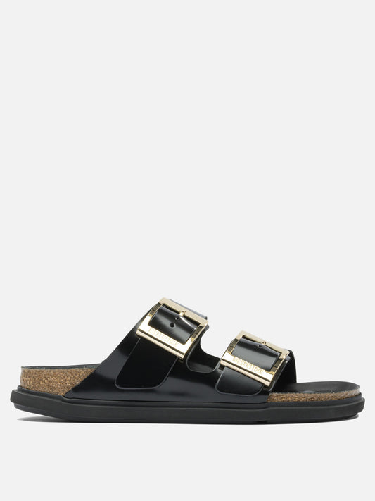 Sandali bassi 100% leather - 100% EVA  Nero - Birkenstock Donna | PLP | VIETTI Online Store 
