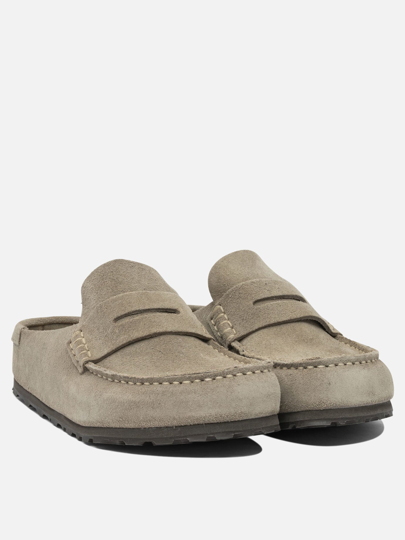 Slipper 100% leather - 100% rubber  Beige - Birkenstock Donna | PDP | VIETTI Online Store | thumbnail_2