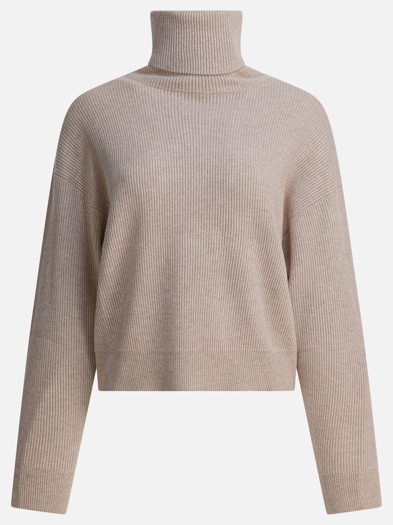 Maglioni dolcevita Solid colour  Beige - Brunello Cucinelli Donna | PDP | VIETTI Online Store | thumbnail