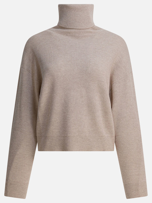 Turtleneck sweaters Solid colour  Beige - Brunello Cucinelli Women | PDP | VIETTI Online Store 
