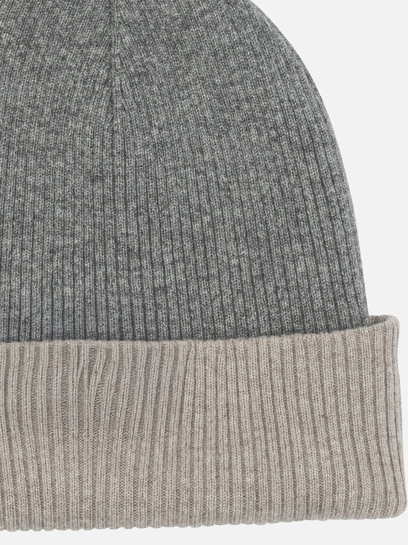 Berretti 100% cashmere  Grigio - Brunello Cucinelli Uomo | PDP | VIETTI Online Store | Zoom-Modal_3
