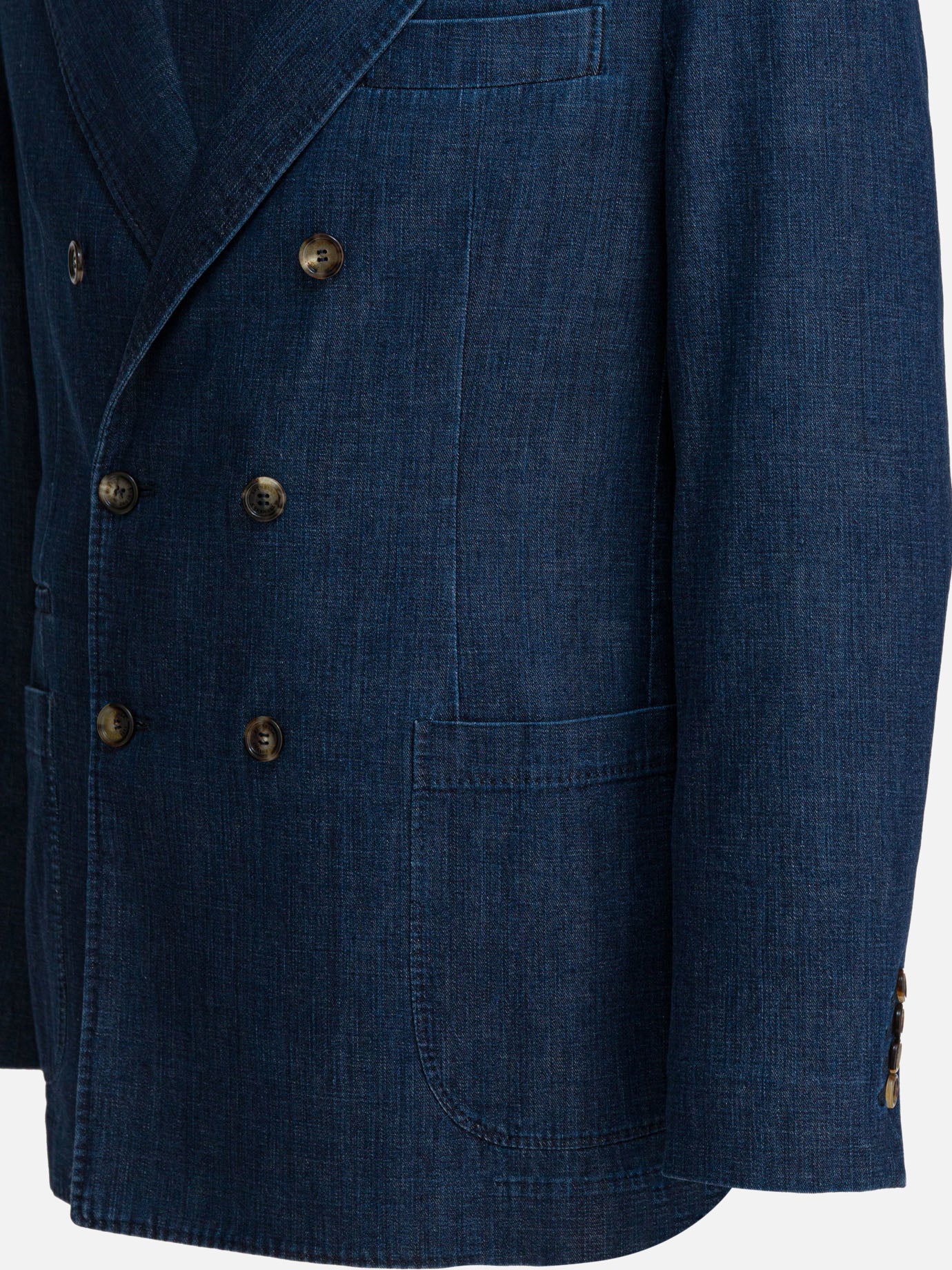 Blazers Solid colour  Blue - Brunello Cucinelli Men | PDP | VIETTI Online Store | Zoom-Modal_4
