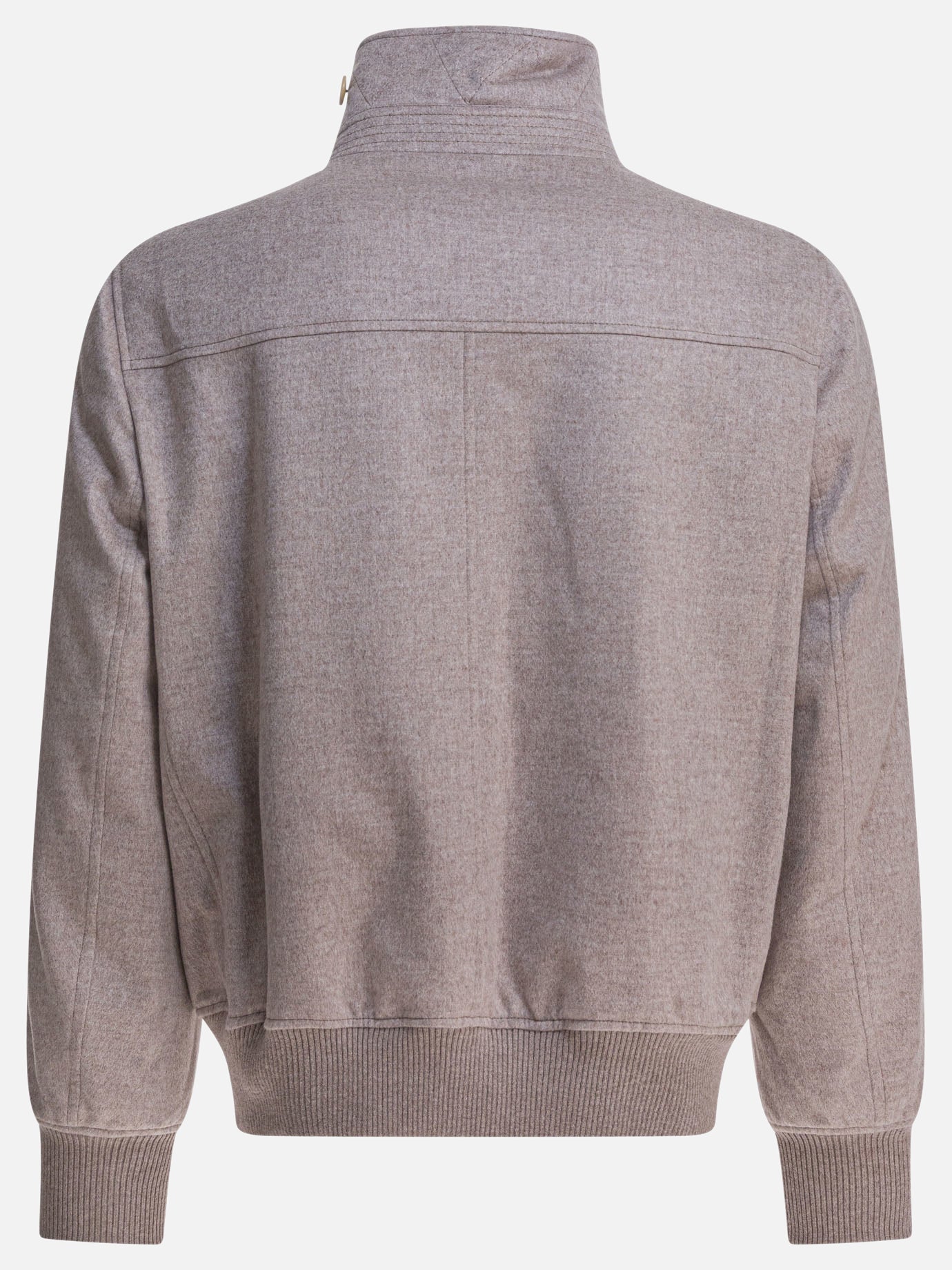 Short coats Solid colour  Brown - Brunello Cucinelli Men | PDP | VIETTI Online Store | thumbnail_2