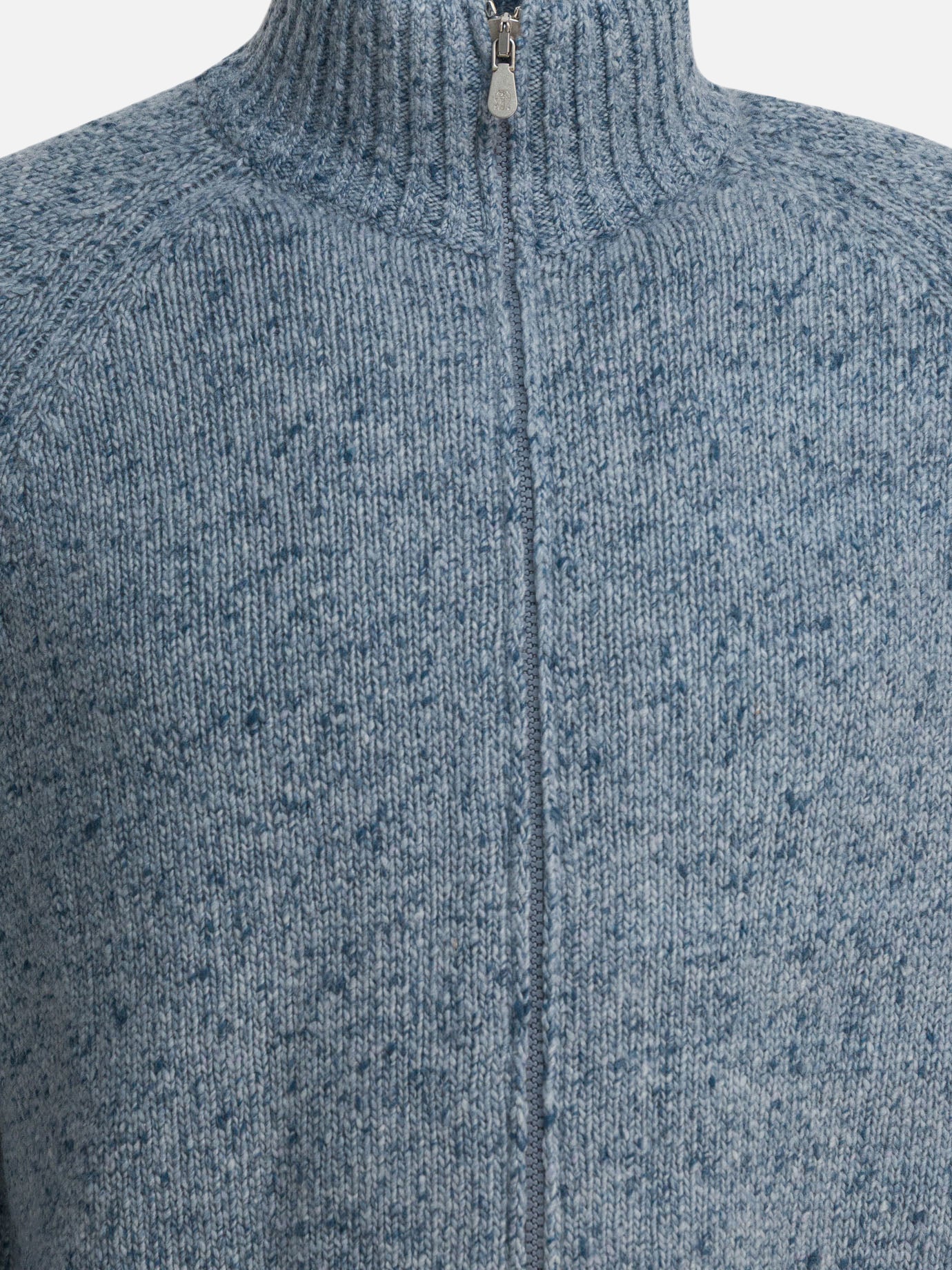 Zipped sweaters Solid colour  Grey - Brunello Cucinelli Men | PDP | VIETTI Online Store | Zoom-Modal_3
