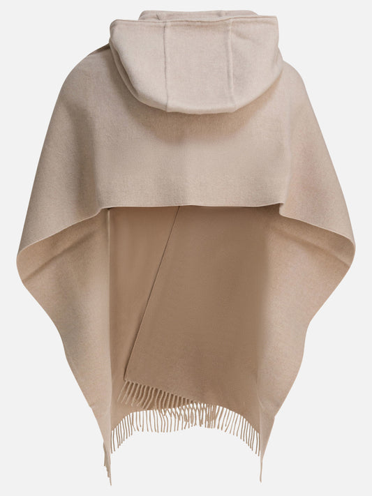 Sciarpe con frange 59% wool 41% cashmere  Beige - Brunello Cucinelli Donna | PDP | VIETTI Online Store | 2
