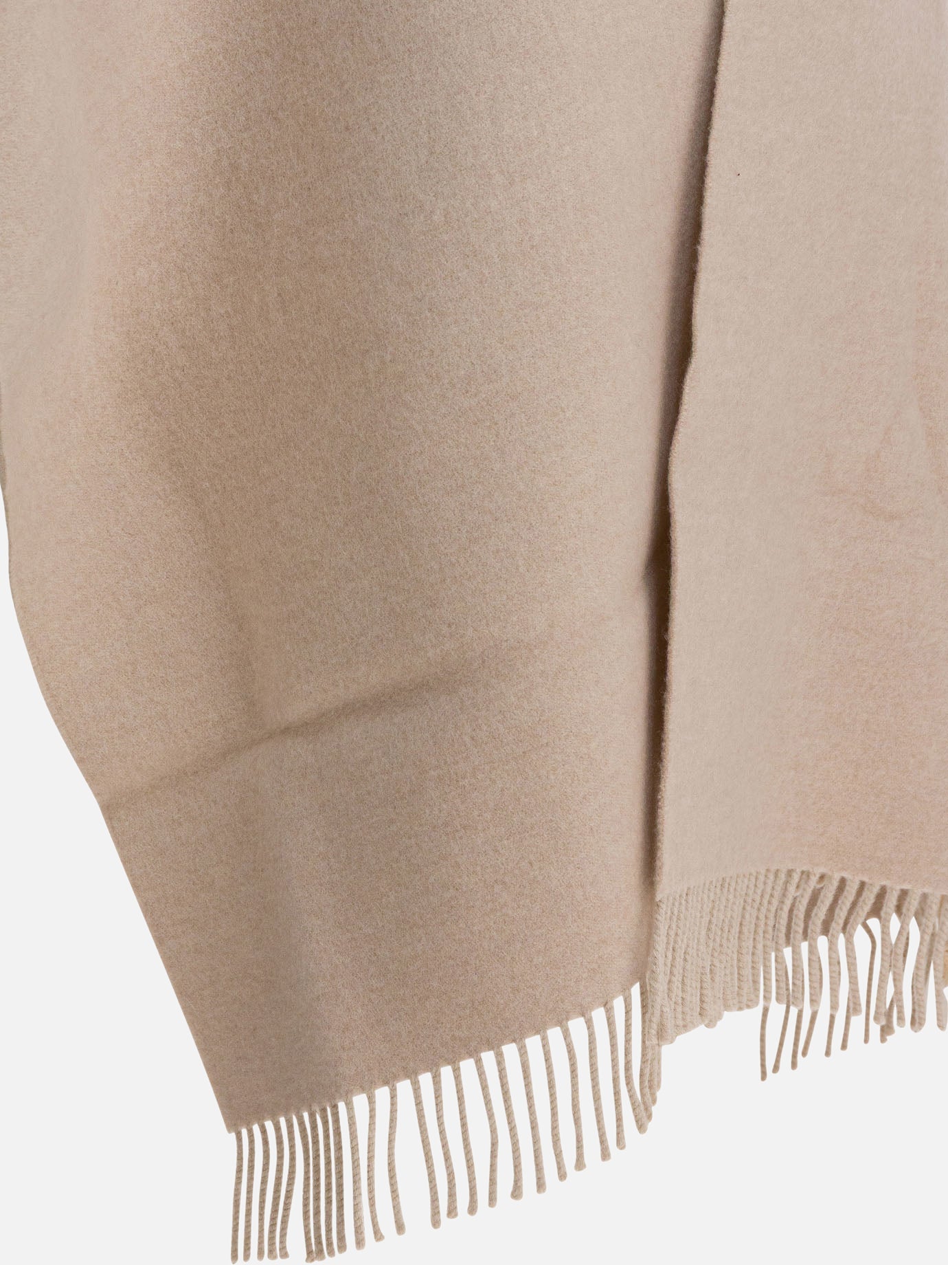 Sciarpe con frange 59% wool 41% cashmere  Beige - Brunello Cucinelli Donna | PDP | VIETTI Online Store | Zoom-Modal_3
