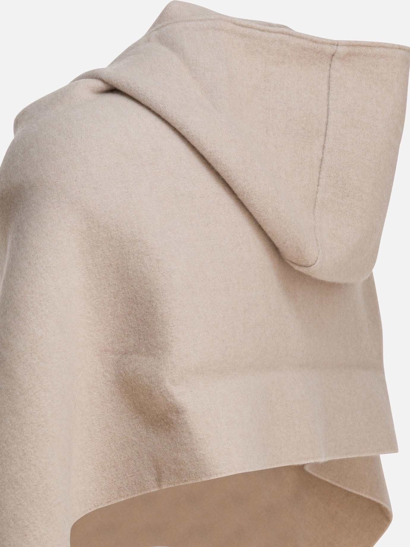 Sciarpe con frange 59% wool 41% cashmere  Beige - Brunello Cucinelli Donna | PDP | VIETTI Online Store | Zoom-Modal_4
