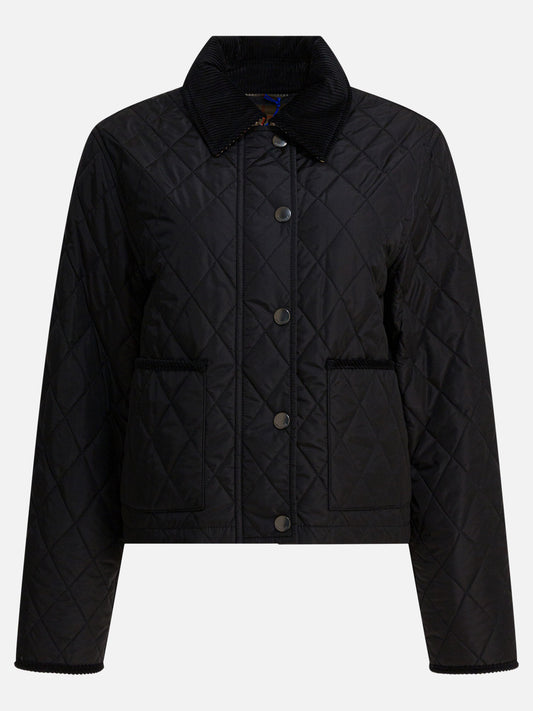Giacche leggere & Trapuntate Solid colour  Nero - Burberry Donna | PLP | VIETTI Online Store 
