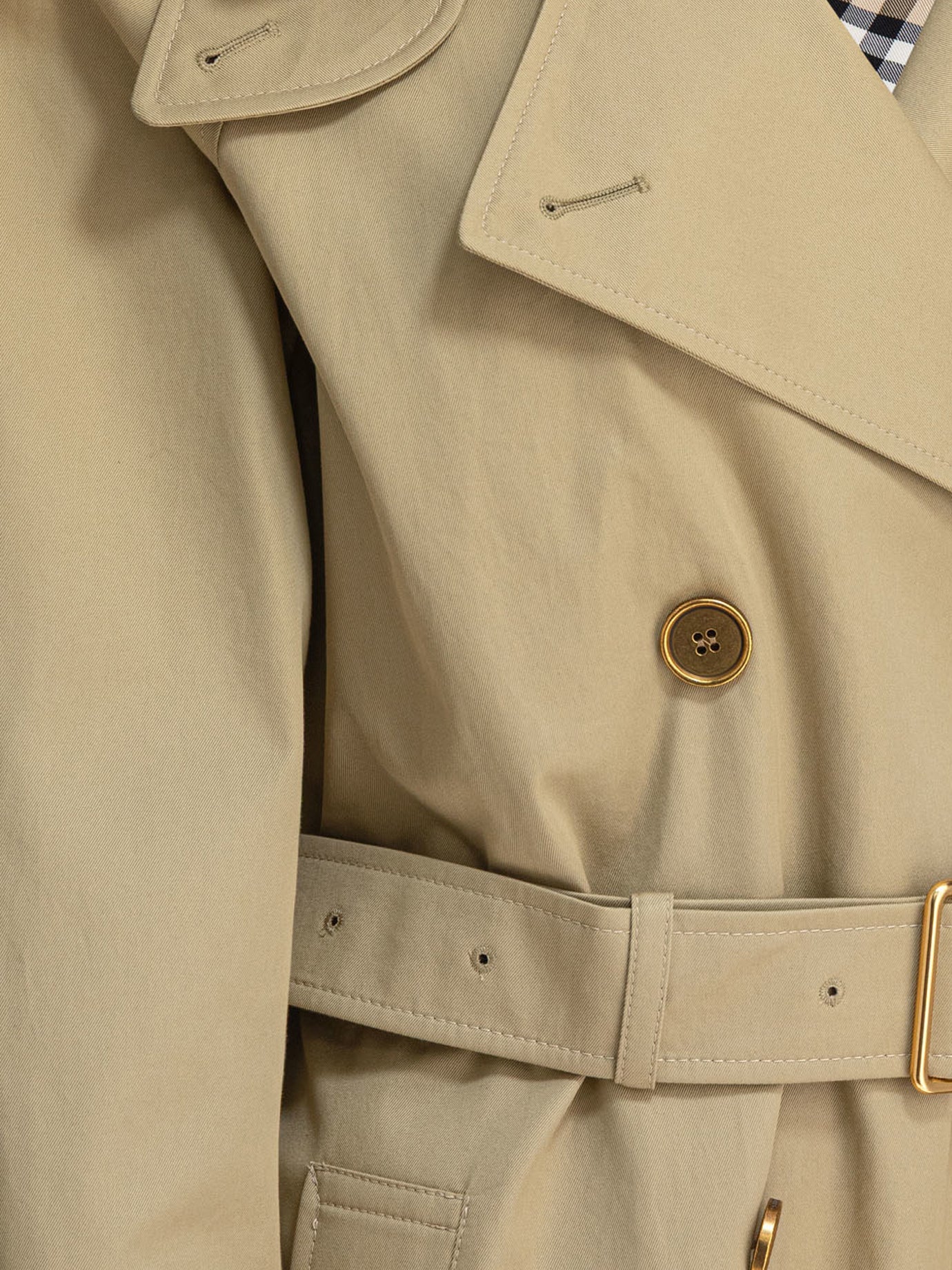 Impermeabili & Trench Solid colour  Beige - Burberry Donna | PDP | VIETTI Online Store | thumbnail_4