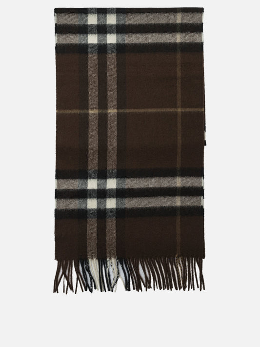 Sciarpe con frange 100%cashmere  Nero - Burberry Uomo | PLP | VIETTI Online Store 
