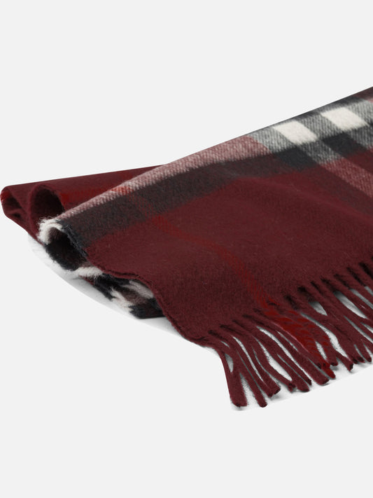 Sciarpe con frange 100%cashmere  Bordeaux - Burberry Uomo | PLP | VIETTI Online Store | 2
