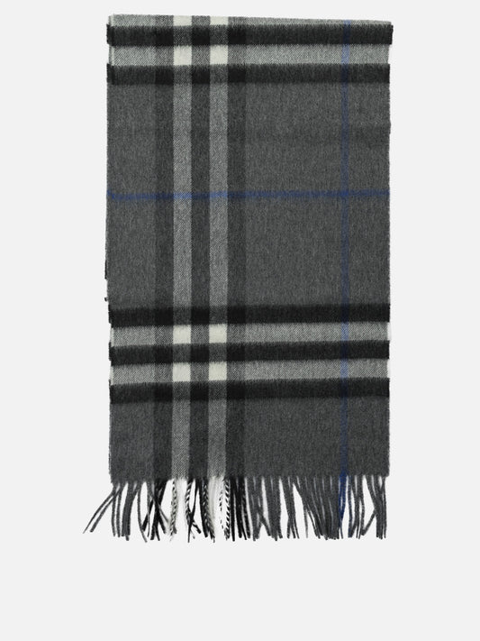 Sciarpe con frange 100%cashmere  Grigio - Burberry Uomo | PLP | VIETTI Online Store 
