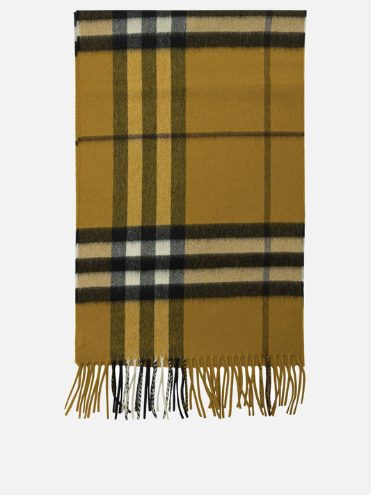 Sciarpe con frange 100%cashmere  Giallo - Burberry Uomo | PDP | VIETTI Online Store 

