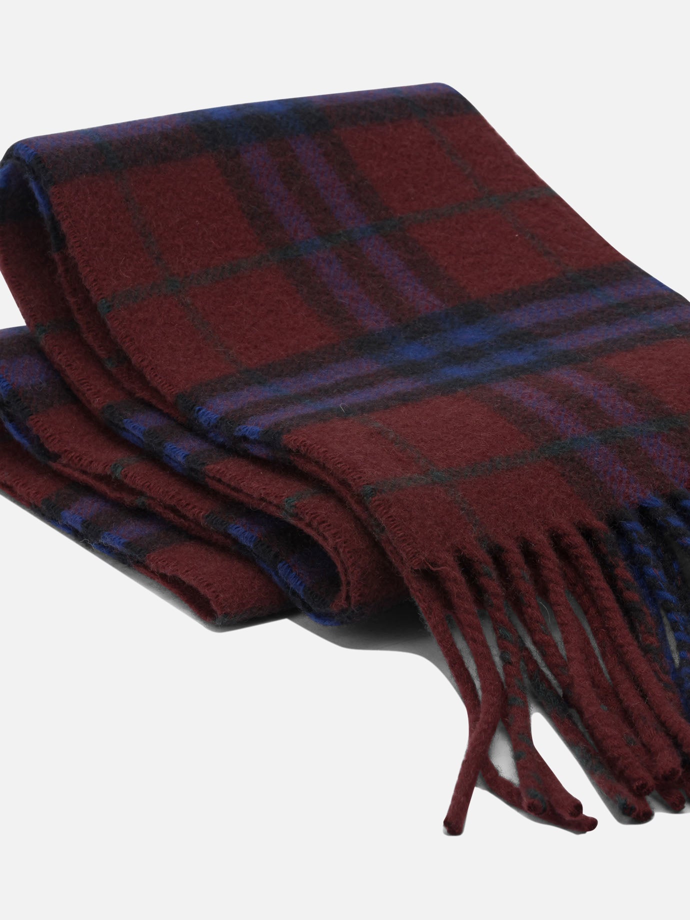 Sciarpe con frange 100% cashmere  Rosso - Burberry Donna | PDP | VIETTI Online Store | Zoom-Modal_2
