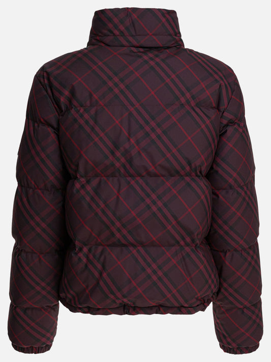 Down jackets Check  Bordeaux - Burberry Women | PDP | VIETTI Online Store | 2
