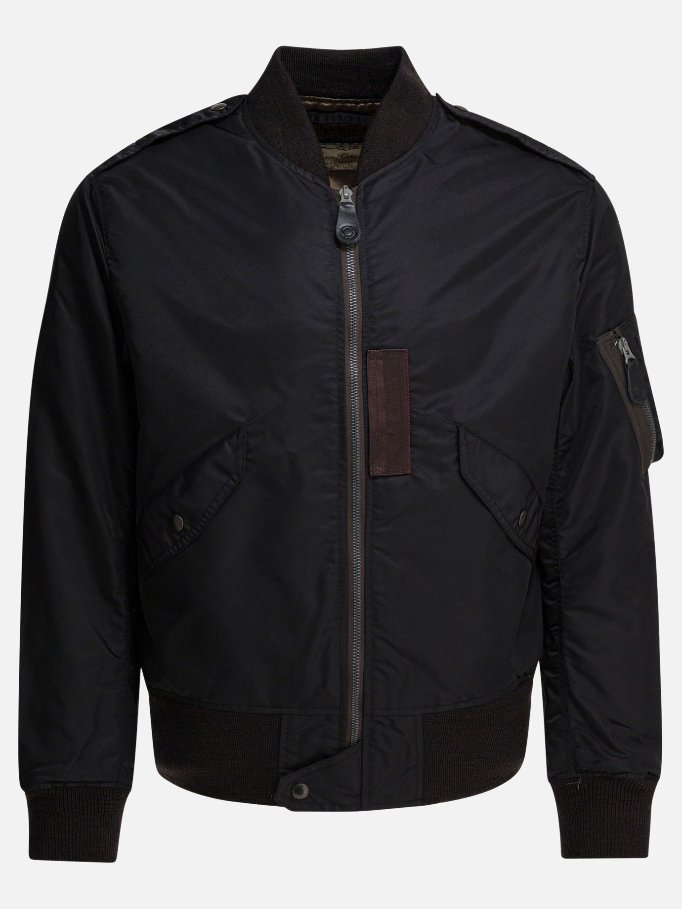 Bomber Solid colour  Nero - Buzz Rickson&#39;s Uomo | PDP | VIETTI Online Store | thumbnail
