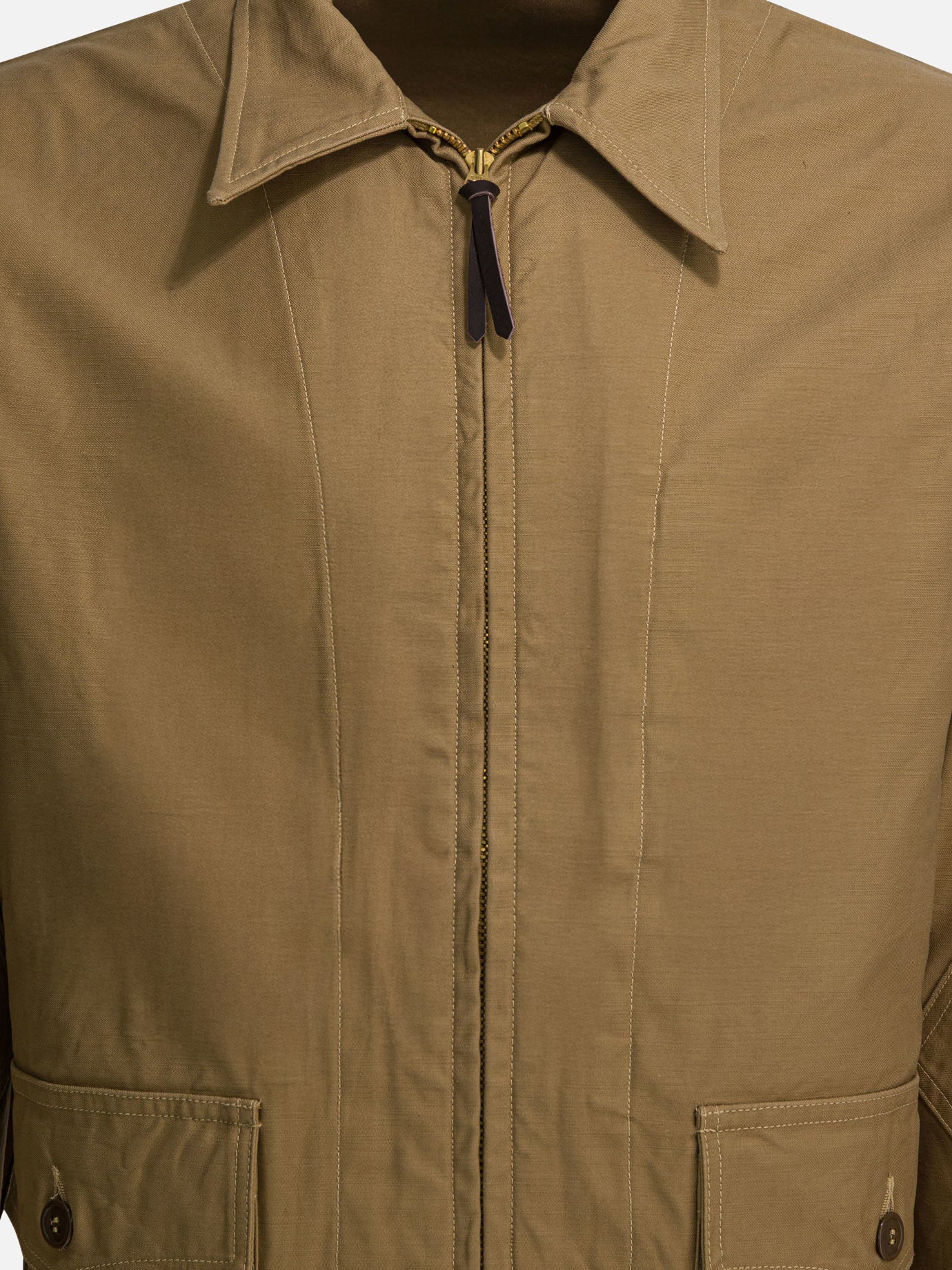 Giacche leggere & Trapuntate Solid colour  Verde - Buzz Rickson's Uomo | PDP | VIETTI Online Store | Zoom-Modal_3
