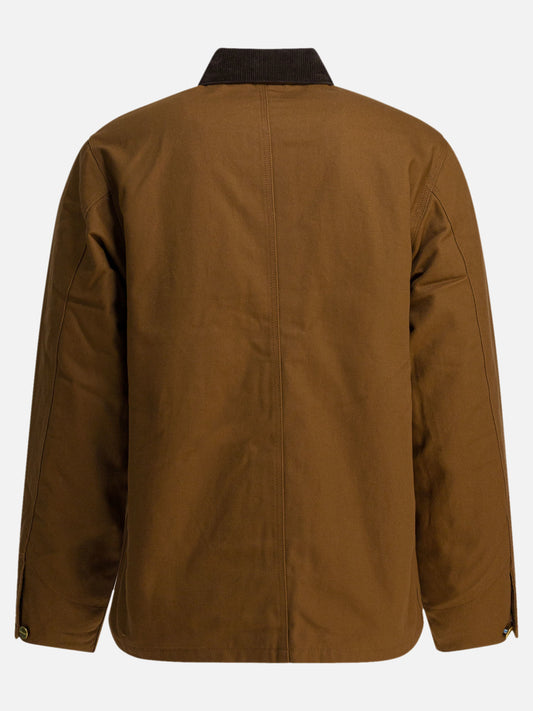 Quilted & Utility Jackets Logo  Brown - Carhartt WIP Men | PLP | VIETTI Online Store | 2
