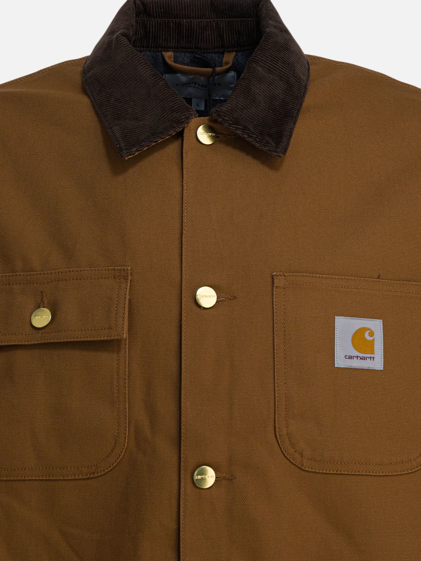 Quilted & Utility Jackets Logo  Brown - Carhartt WIP Men | PDP | VIETTI Online Store | Zoom-Modal_3
