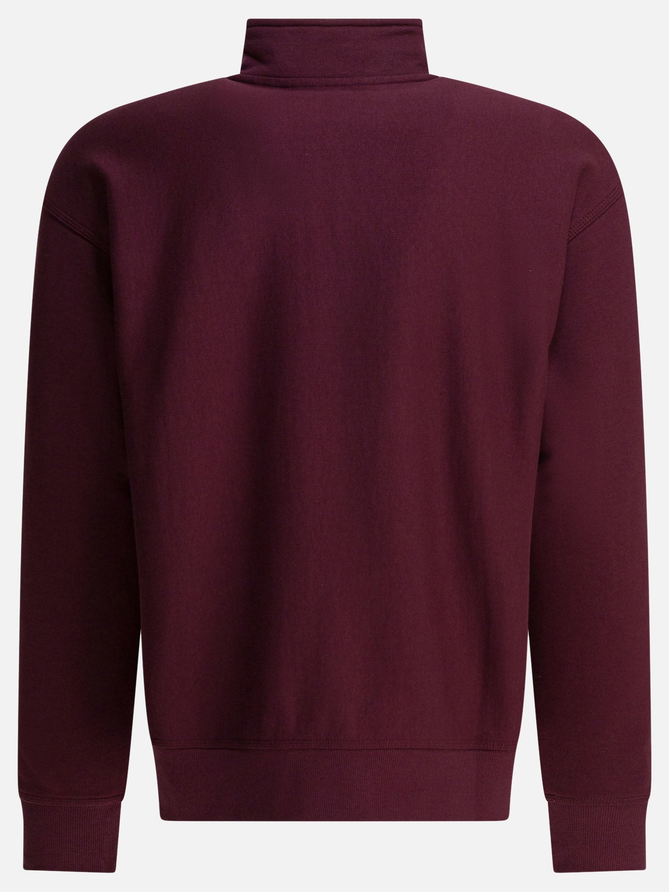 Felpe con mezza zip Logo  Bordeaux - Carhartt WIP Uomo | PDP | VIETTI Online Store | thumbnail_2