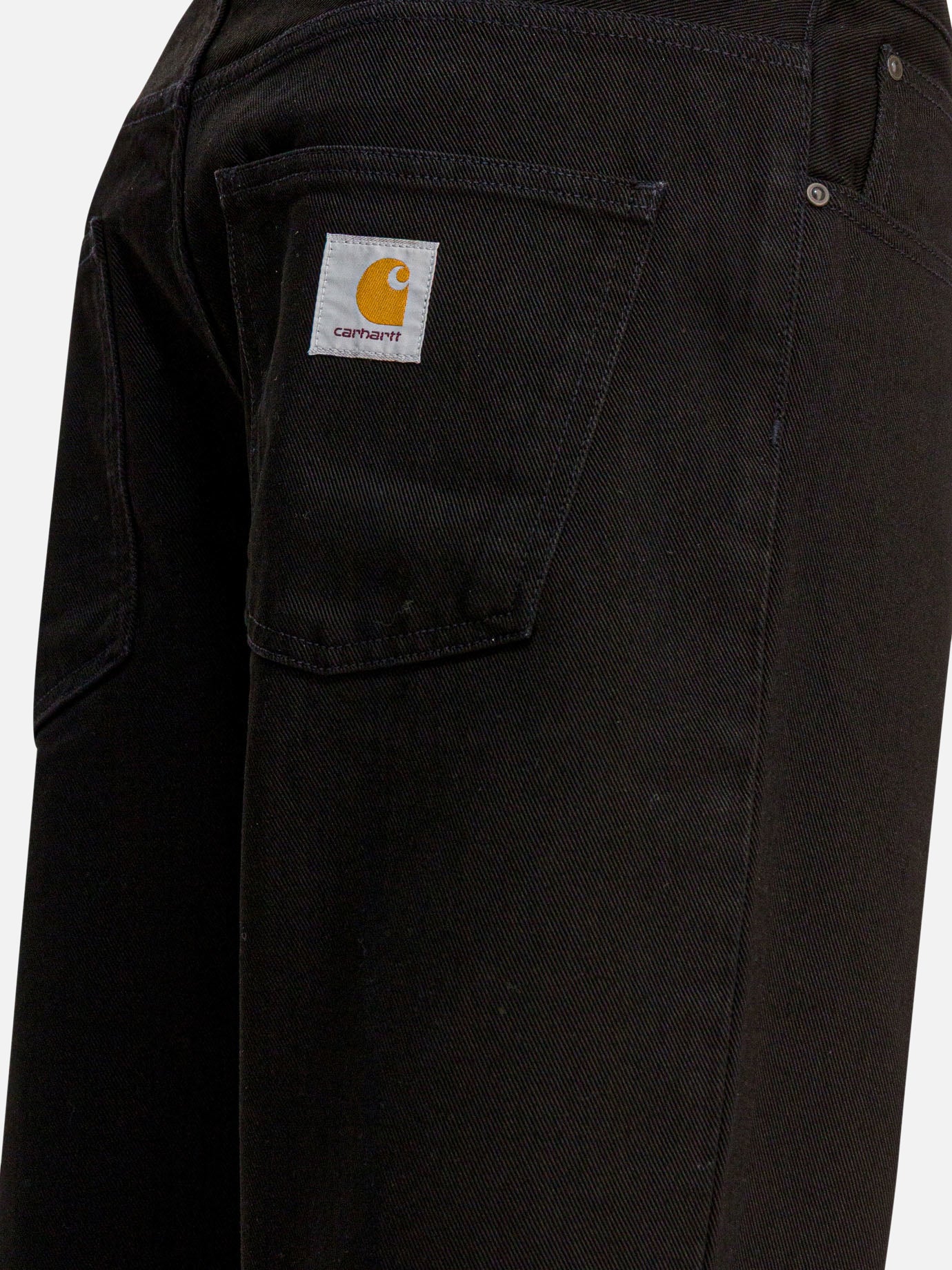 Jeans a gamba dritta Denim  Nero - Carhartt WIP Uomo | PDP | VIETTI Online Store | thumbnail_4