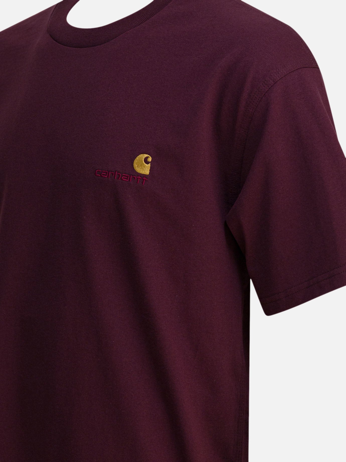 T-shirt girocollo Logo  Bordeaux - Carhartt WIP Uomo | PDP | VIETTI Online Store | Zoom-Modal_4
