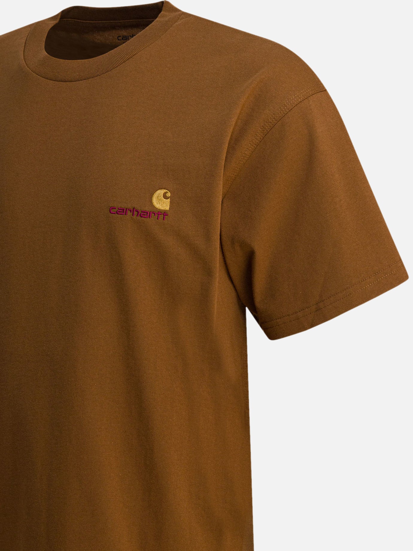 T-shirt girocollo Logo  Marrone - Carhartt WIP Uomo | PDP | VIETTI Online Store | Zoom-Modal_4
